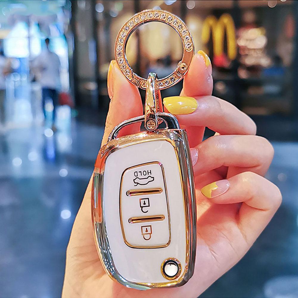 Key Cover Case For Hyundai Ix35 Grand I10 For Hyundai Elantra  Tucson Sonata Ix25 I20 Creta Santa Fe Gls Reina Key Holder
