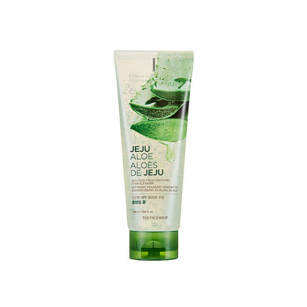 

[The Face Shop] Jeju Aloe Soothing Foam Cleanser 150ml 150ml x 1
