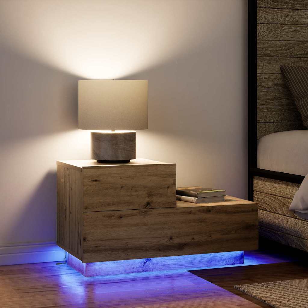 Nightstand Artisan Oak 70 x 36 x 40.5 cm Particleboard
