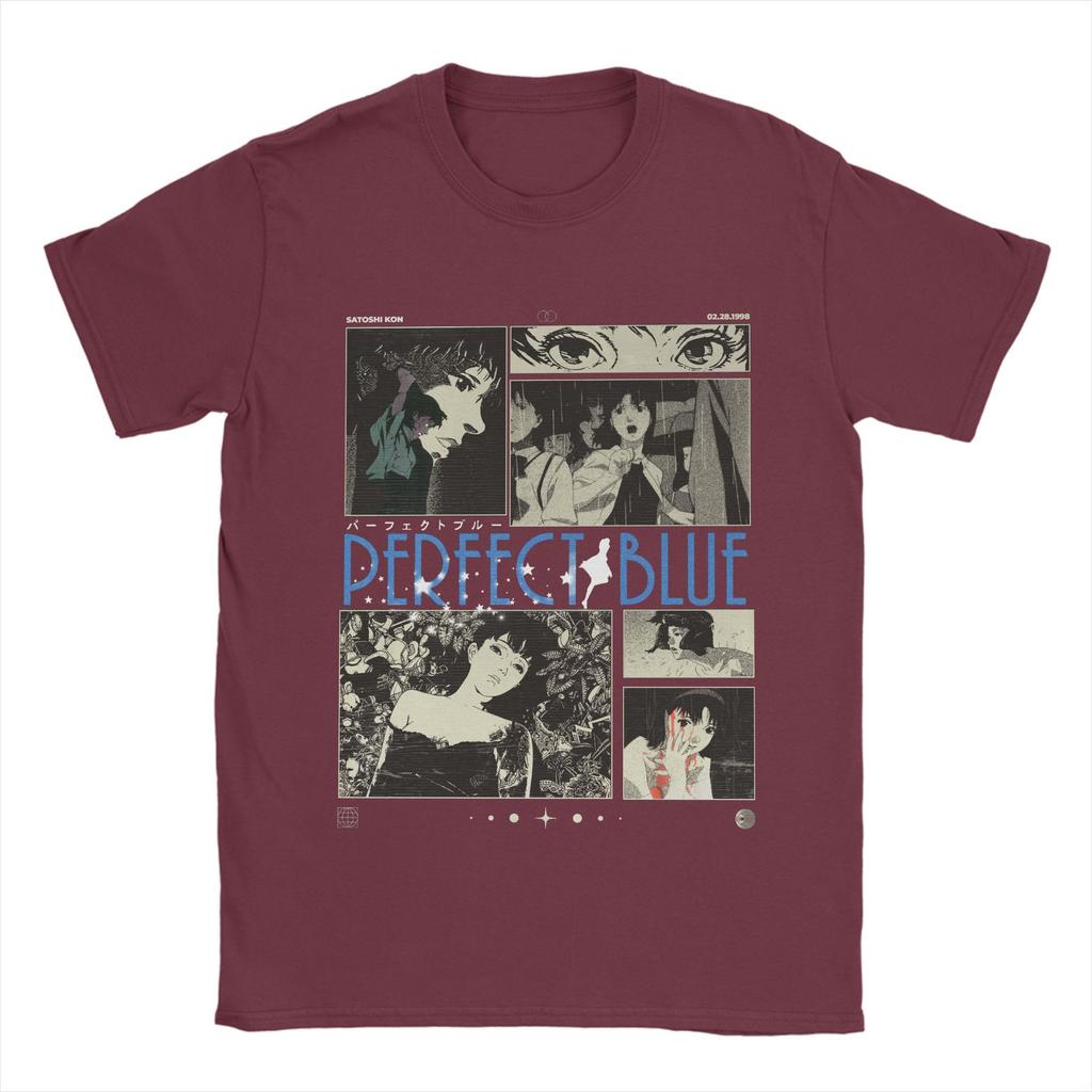 PERFECT BLUE T Shirt Summer Cotton T Shirts For Men Hipster Custom DIY Tshirt Short Sleeve Y2K Basic Tops