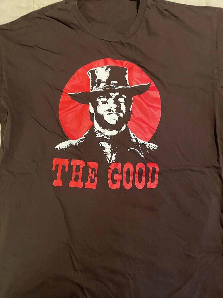 The Good Clint Eastwood Shirt Short Sleeve Black Mens Unisex S-4XL L