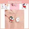Charming Anime Style Sheep Pin Brooch Alluring Decoration For Gift Giving