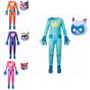 Super Kitties Halloween Jumpsuit For Teens Crafted From Polyester For Game Character Dress-up