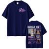 Singer Kenia Os Pink Aura Tour Album Merch Graphic T Shirt Unisex Women Retro Aesthetic TShirts Casual Oversized Short Sleeve Tees