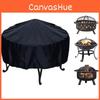 Fire Pit Cover With Rainproof Dustproof Uv Resistant Material For Outdoor Garden Bbq