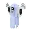 Halloween Ghost Decoration Hanging Honeycomb Tissue Paper Ghost Creepy Flying Ghost Ornament for Yard Patio Porch Tree Halloween Party Favors