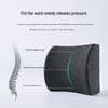 Memory Foam Lumbar Support Cushion for Office Chair and Car Seat - Slow Rebound Pad