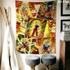 Dragon Ball Wall Tapestry Aesthetic Wall Hanging Printed Fabric Blanket Decorative Tapestries For Bedroom Living Room Home Decor