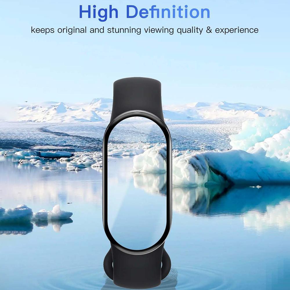 Smartwatch Screen Protectors for Xiaomi Miband 10 9Pro 8 9Active 3D Curved Flexible Anti-scratch Protective Films for Mi Band 10