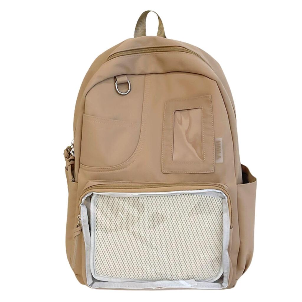 Harujio Ita Bag Large A4 Light Perfect for Otaku Plush Acrylic Everyday Events Backpack, Capacity, Size, Black, Brown, Pink, Blue, Clear, Activities,