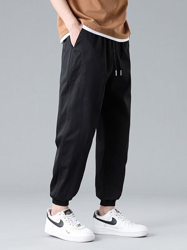 Dingfengbaoluo Men's Trendy Jogger Pants