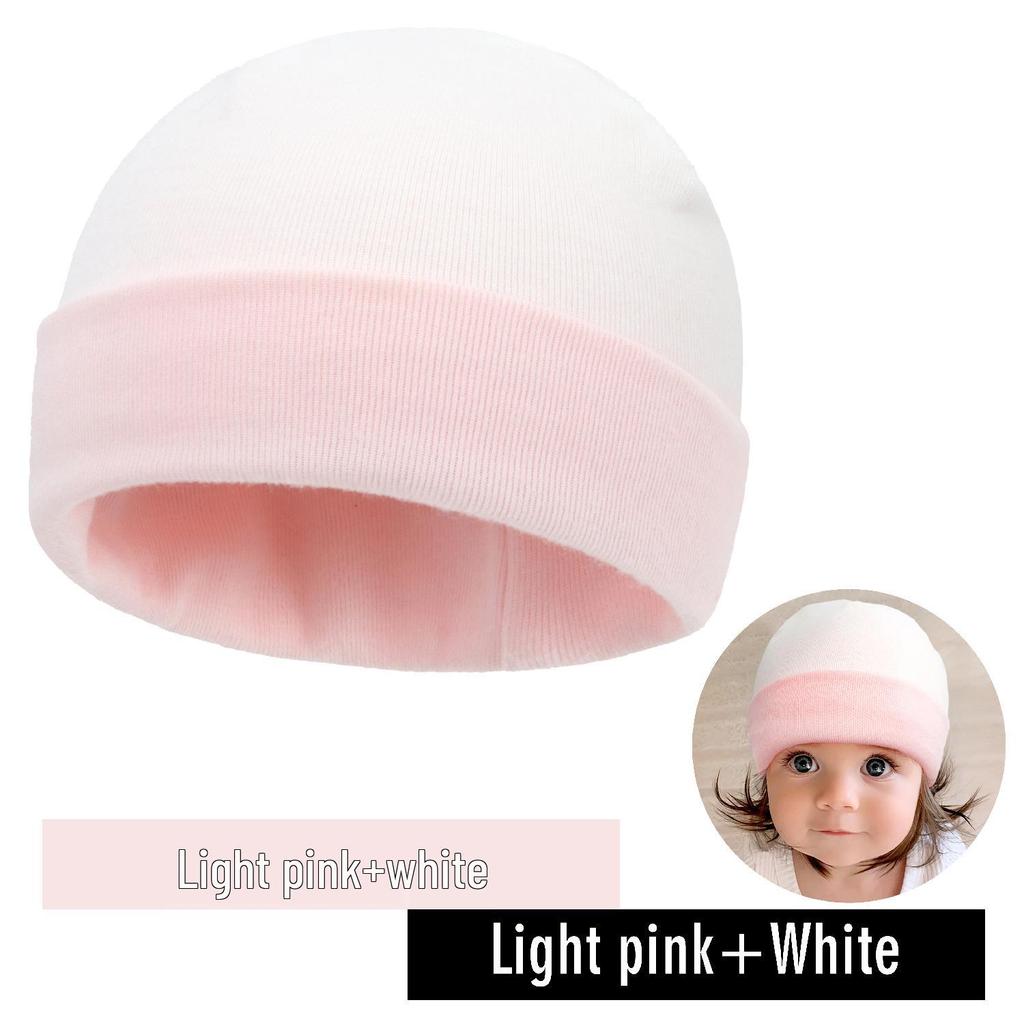 Matching Color Brushed Cap for Newborns: Spring, Autumn & Winter Styles, Double Size, 28 Colors