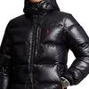 Polo Ralph Lauren Pony Embroidered Glossy Half High Neck Long Sleeve Down Jacket Men Jackets Black MNPOOTW16021456-001