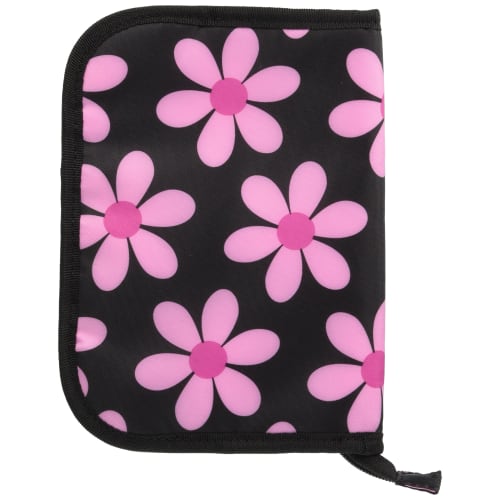 Hanna Hula Maternity Notebook Case Multi Case M Size Retro Flower Pink