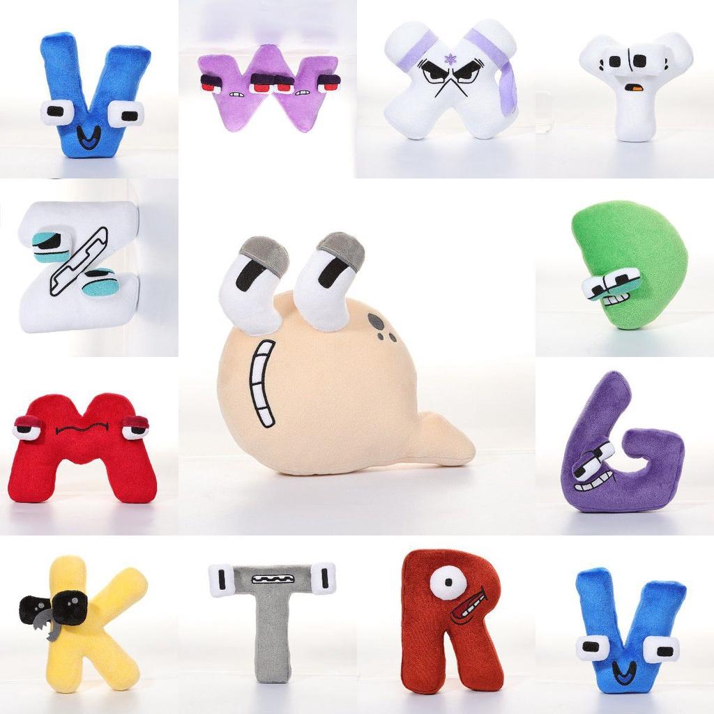 Alphabet Lore Letter A Plush Dolls Baby Educational Toys Home Decor Xmas Gift