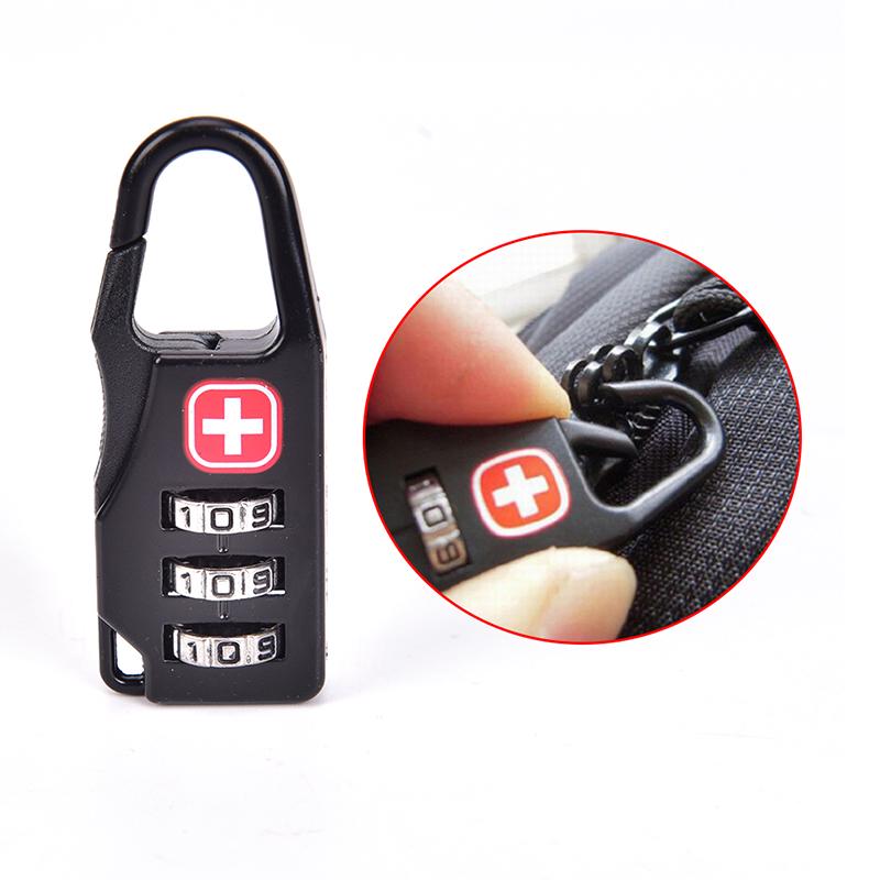 1Pc Camping Equipment Outdoor Multi Tool Luggage Password Lock Padlock