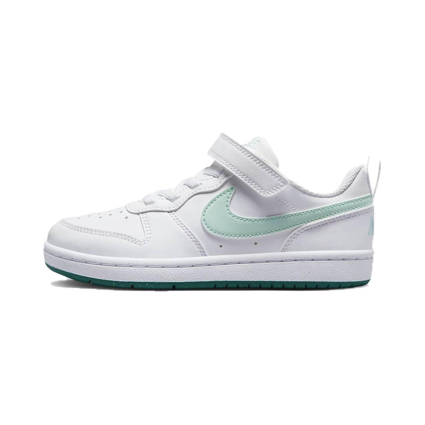 

new Nike Court Borough Low Recraft PS White Jade Ice Teal 28
