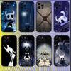 H-Hollow Knight Phone Case For iPhone 16,15,14,13,12,11,Mini,Pro,SE,MAX White Matte Shockproof Cover