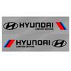 2pcs Car 3D Stickers Auto Side Body Sports Sticker Decals Car Accessories For Hyundais H-1 I40 I30 I20 I10 IX35 IX25 Tucson Getz Terracan Accent