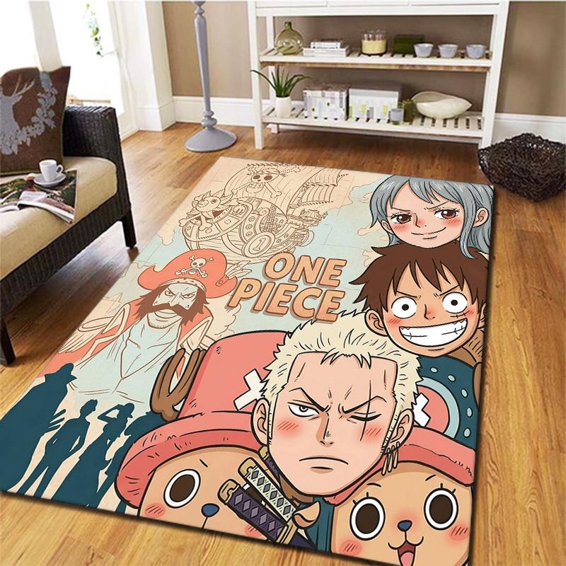 One Piece Art Carpet Rug For Living Room Bedroom Home Sofa Decoration Kids Play Nonslip Floor Mat