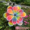 PVC Rotating Sunflower Wind Spinner Large Turntable Windmill  Outdoor Party Picnic Decor