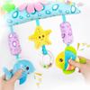 Baby Stroller Toy, Activity Plush Baby Car Seat Crib Travel With Hanging Rattle