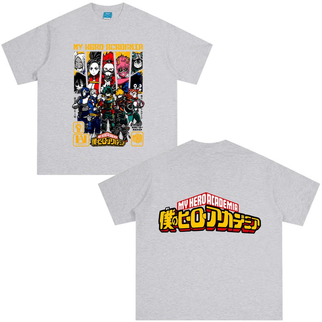 Anime My Hero Academia T Shirts Unisex Unisex Clothing Harajuku Fashion Tshirt Summer Casual Cotton Oversized Highquality Tshirts