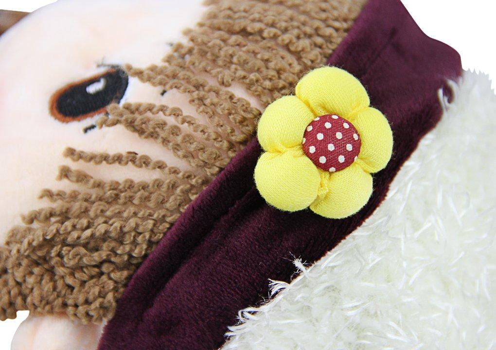 Cute Dress-Up Plush Girl Doll Toy with Tulip Skirt for Pretend Play, Perfect for Kids, Girlfriends, and Children. Popular Pretend Play Gift, Birthday