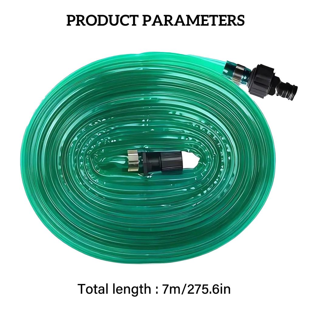 Garden PVC Spray Water Hose High-press Save Water Seepage Pipe Garden Spray Hose for Lawn Garden Plants Irritating 7.5/10/15M