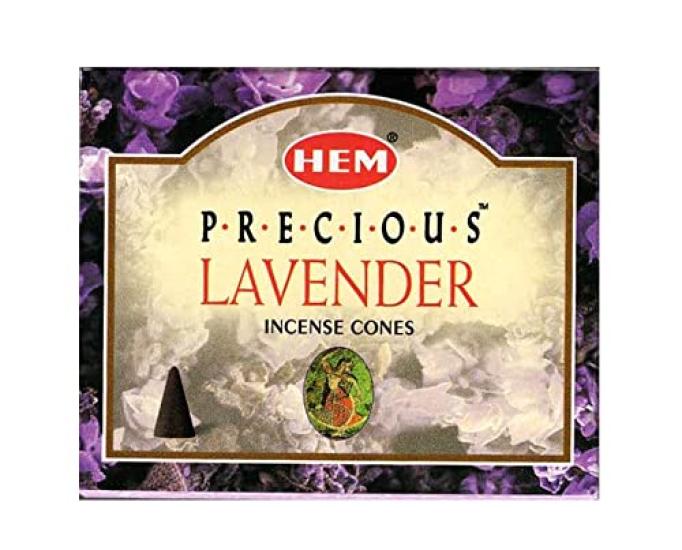 HEM Lavendel Räucherkegel Set, 12 Schachteln, ca. 10 Kegel pro Schachtel