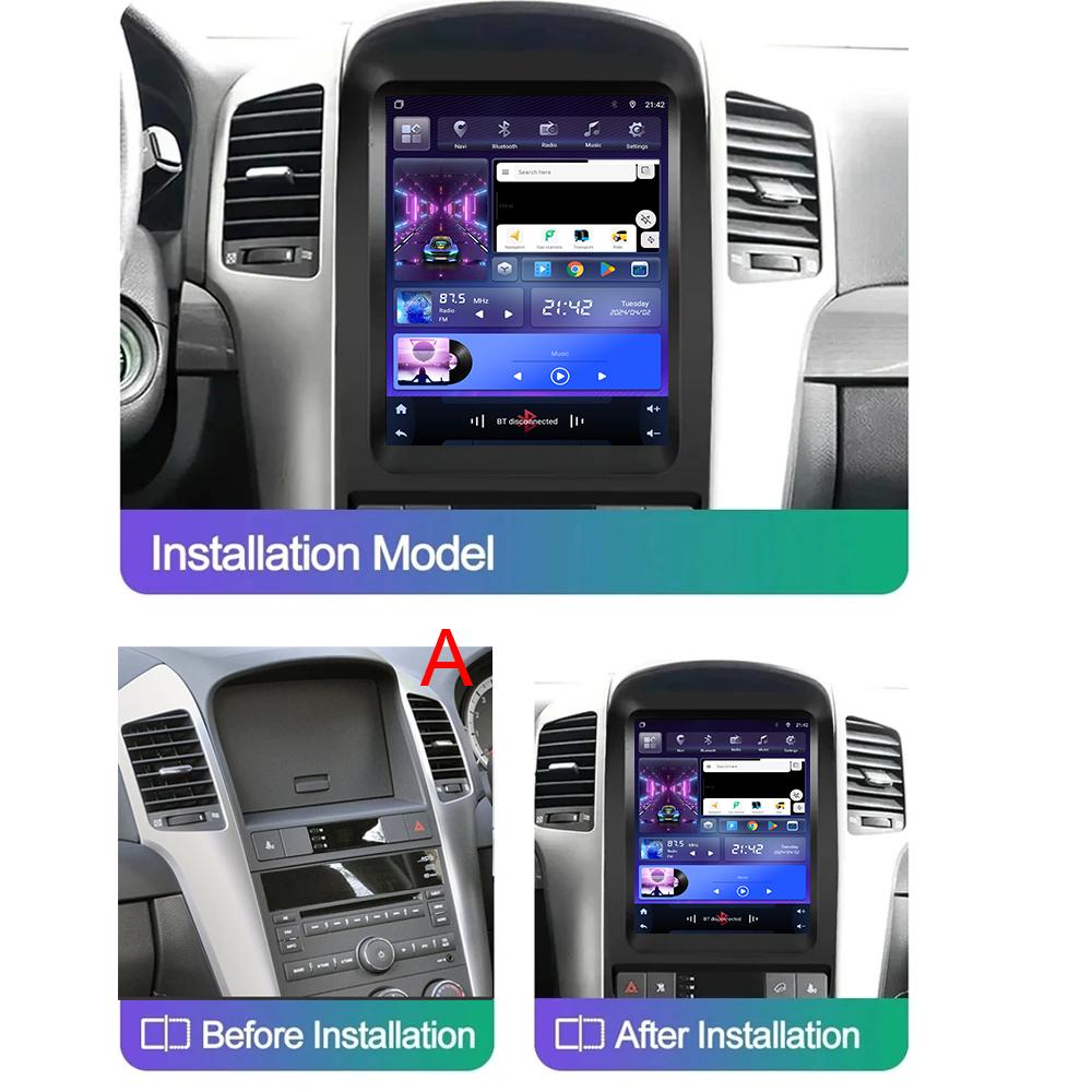 9.7" Android 12 Radio For Chevrolet Captiva ICH 1 2006 - 2011 Multimedia Player 2din GPS Navigation Carplay Auto Stereo