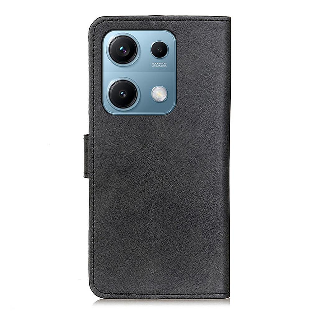 For Xiaomi Redmi Note 14S 4G Case Cowhide Texture Leather Wallet Stand Phone Cover