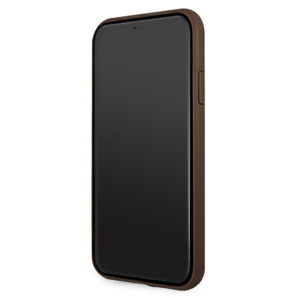 Guess Guhcn614Gmgbr Iphone 11 6.1 / Xr Brun/Brun Hardcase 4G Big Metal Logo