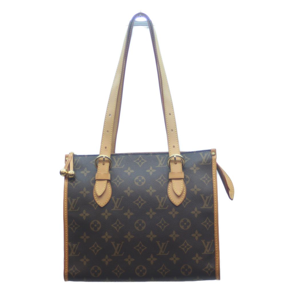 Louis Vuitton 2006 M40007 Monogram Popincourt Hand Tote Bag BrownUsed