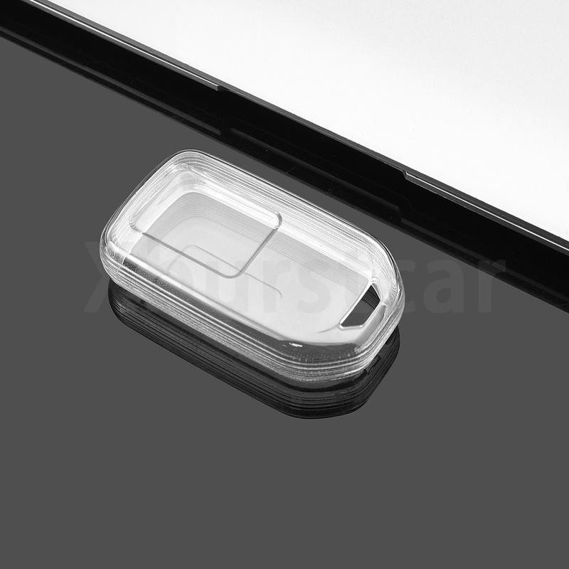 Transparent TPU Auto Shell Fob For Honda CRV CR-V Fit Civic Accord HR-V HRV City Odyssey XR-V Car Key Case Cover Accessories