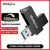 Lenovo MU241 USB3.0 Metal U Disk Rotatable USB Flash Drive Metal U Disk Pen Drives 32GB/64GB/128GB/256GB High-speed Memory Stick for Computer