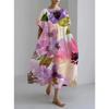 BITCED Fashion Summer Spring Short Sleeve O-Neck Casual Dresses