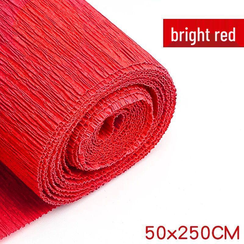 Thickened Colored Crepe Paper for DIY Rose Origami and Kindergarten Crafts