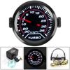 White LED Backlight Racing Car Modification 12V Universal Turbo Boost Meter Smoke Lens 2" 52mm Turbo Pressure Gauge 35Psi
