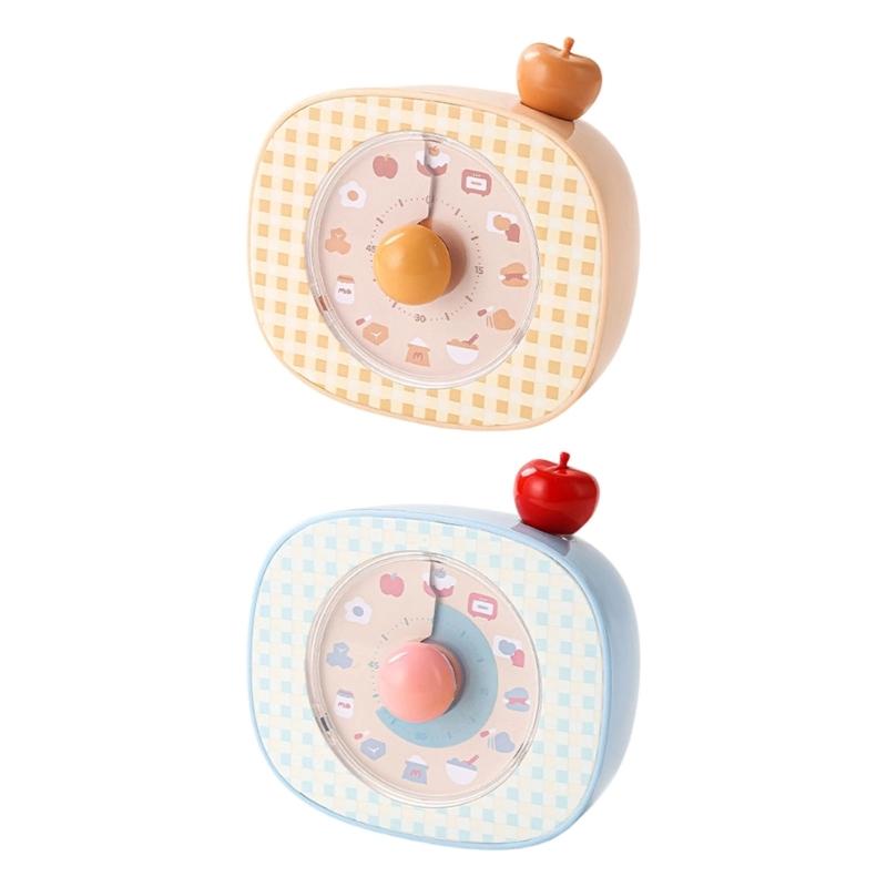 Portable Visual Rotating Timer Quiet Count Down Clock For Study Kitchen Cooking Use Time Management Device