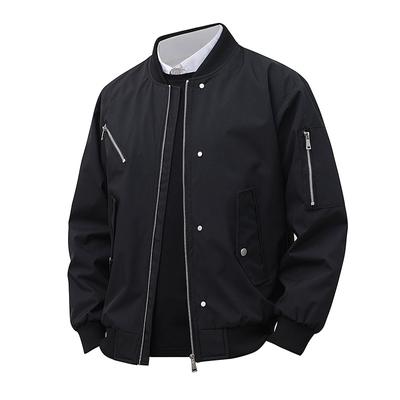 Fat and Plus Size Men's Workwear Casual Baseball Collar Jacket Men's Thin Jacket
