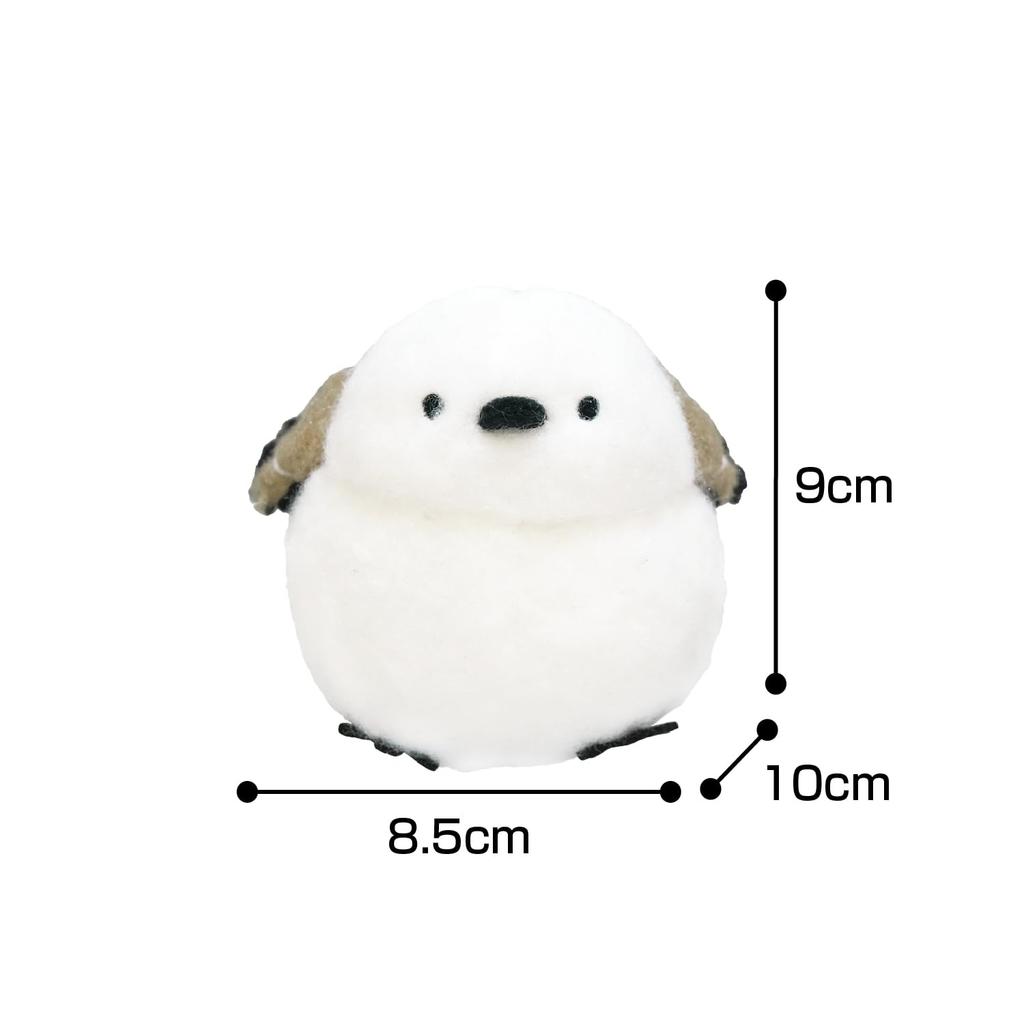 Sunlemon Powabiyori Tit 9 x x 12 cm Plush Animal Long-tailed (S) 8.5 P-8752