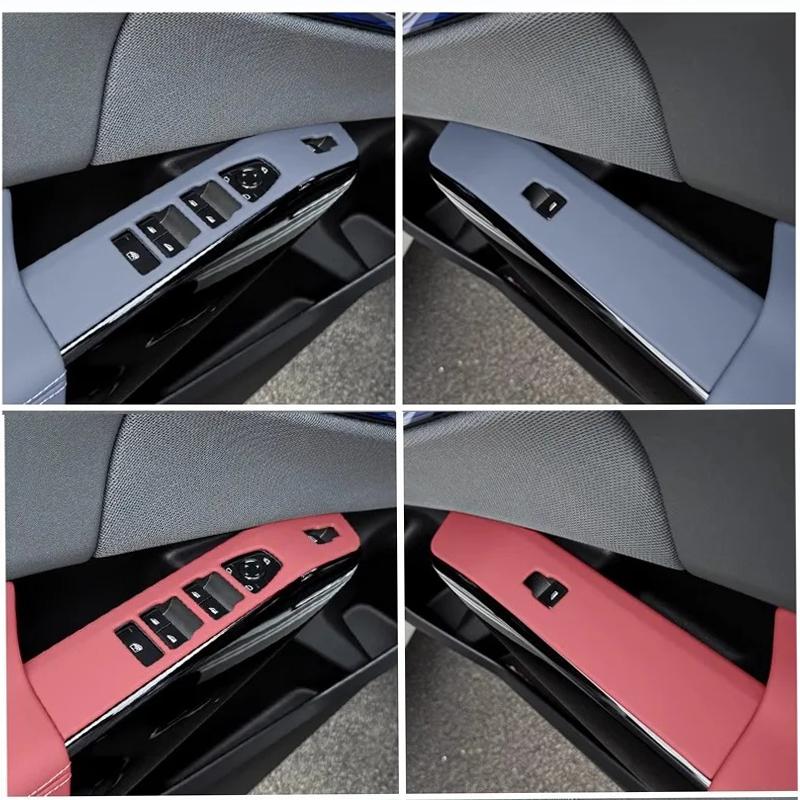 For BMW X3 G45 2025Car LHD Window Lift Switch Panel Cover Frame Decoration Cover Trimtyling Interior Accessories