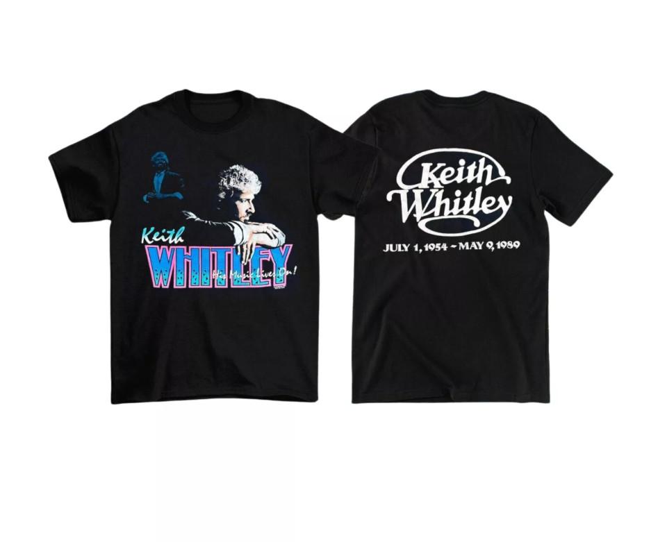 his music lives on keith whitley T-shirt size S-5XL XL