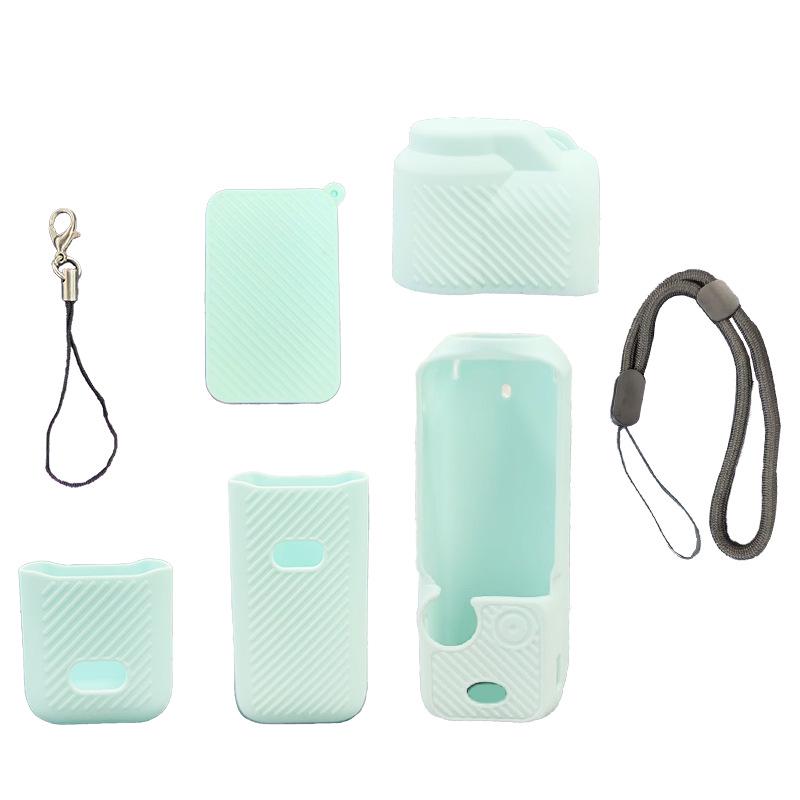 DJI Pocket Camera Pink Silicone Protective Case - Anti-Scratch Cover with Screen & Handle Guard Accessories