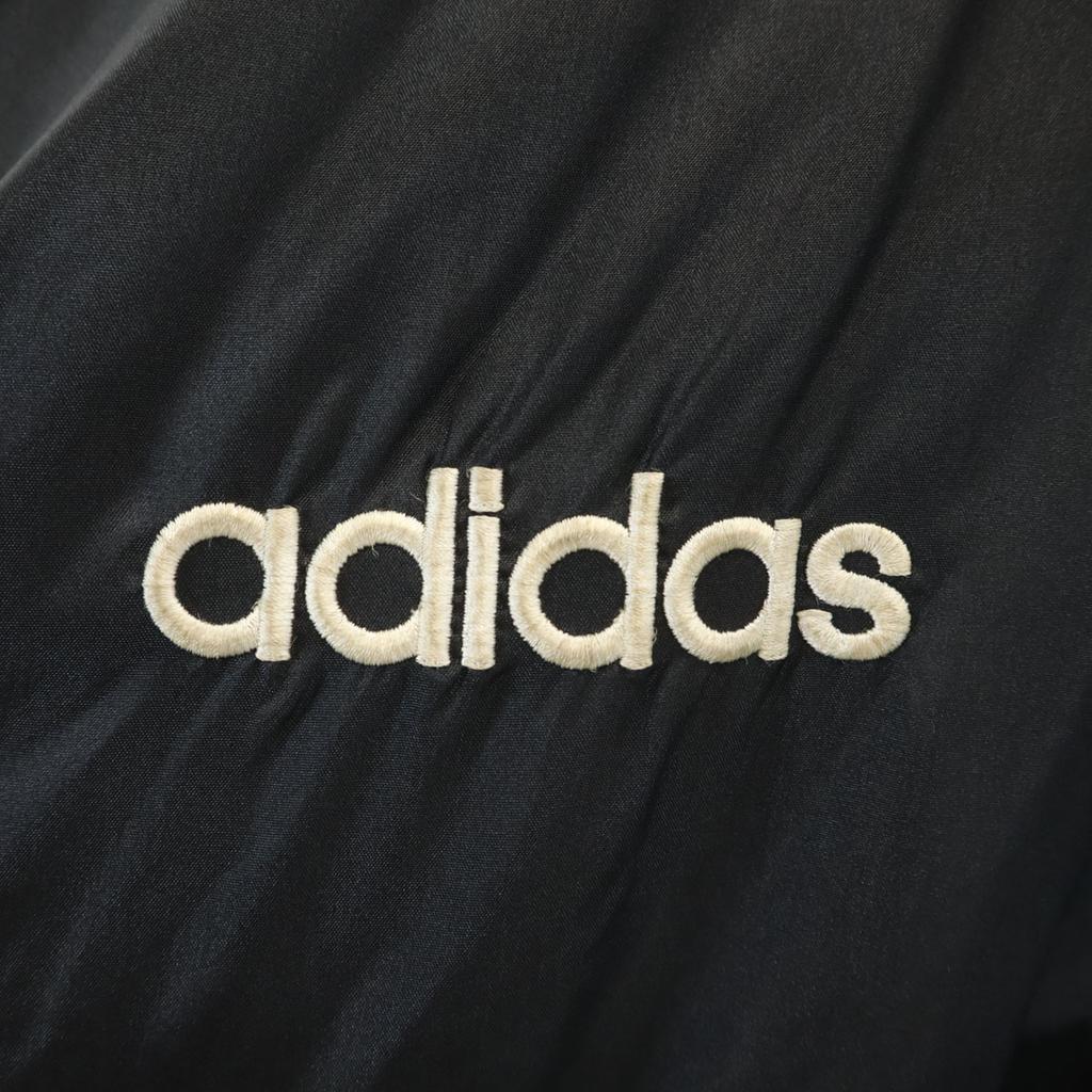 Adidas 90s Old Batting Coat L Black Descente Men's Used