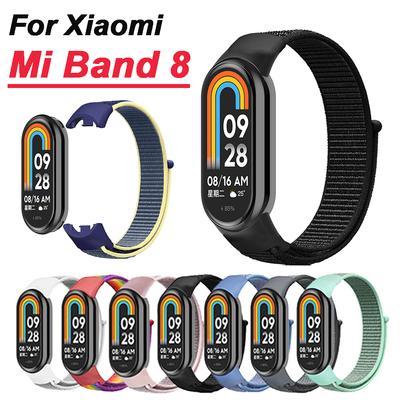 Mi Band 8 Cinturino in nylon per Xiaomi Miband 8 Bracciale sportivo Cinturino traspirante Correa Pulseira NFC Mi Band8 Loop