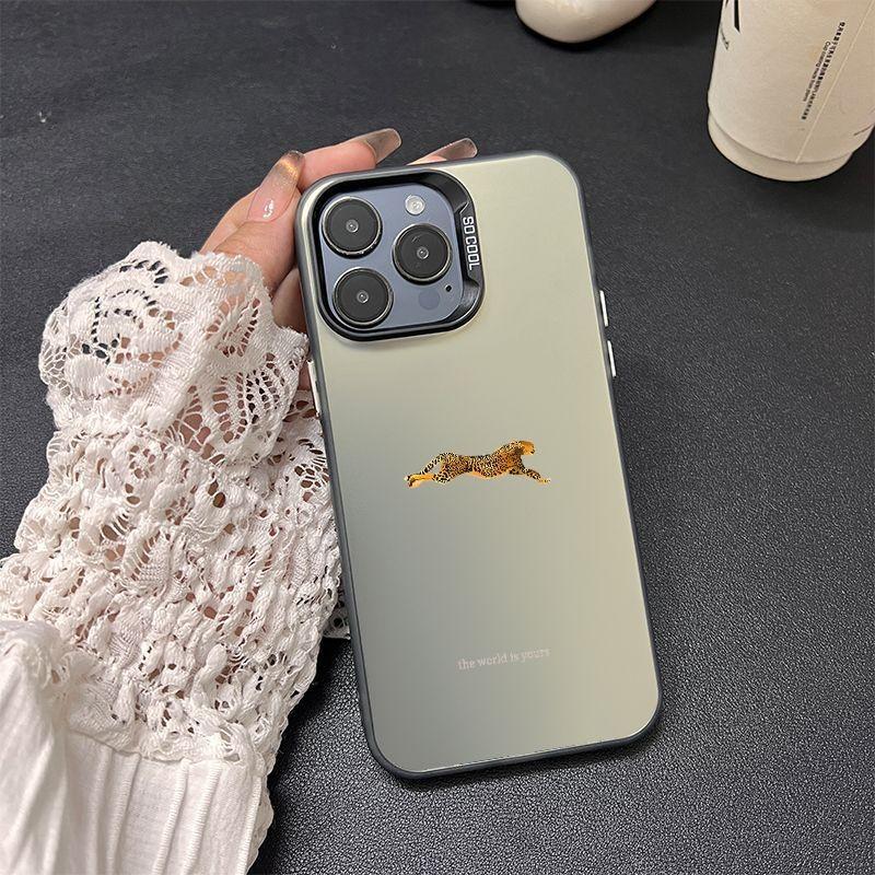TAKE THE LEAP Fashion Leopard Phone Case For iPhone 17 16 Pro Max 15 14 13 mini 12 11 16E Plus 17Air 2026 inspiring Case