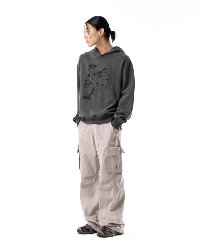 AAKAM Pigment Cargo Pocket Pants (Gray)