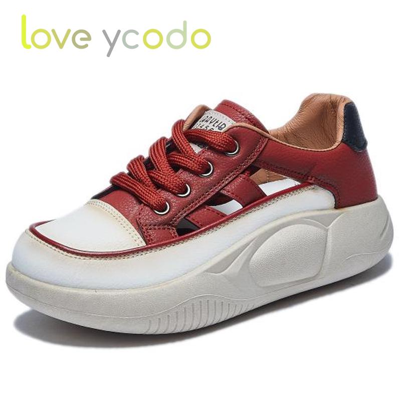 Women's and Girls' Student Summer Breathable Sneakers Platform Elevation Casual Shoes